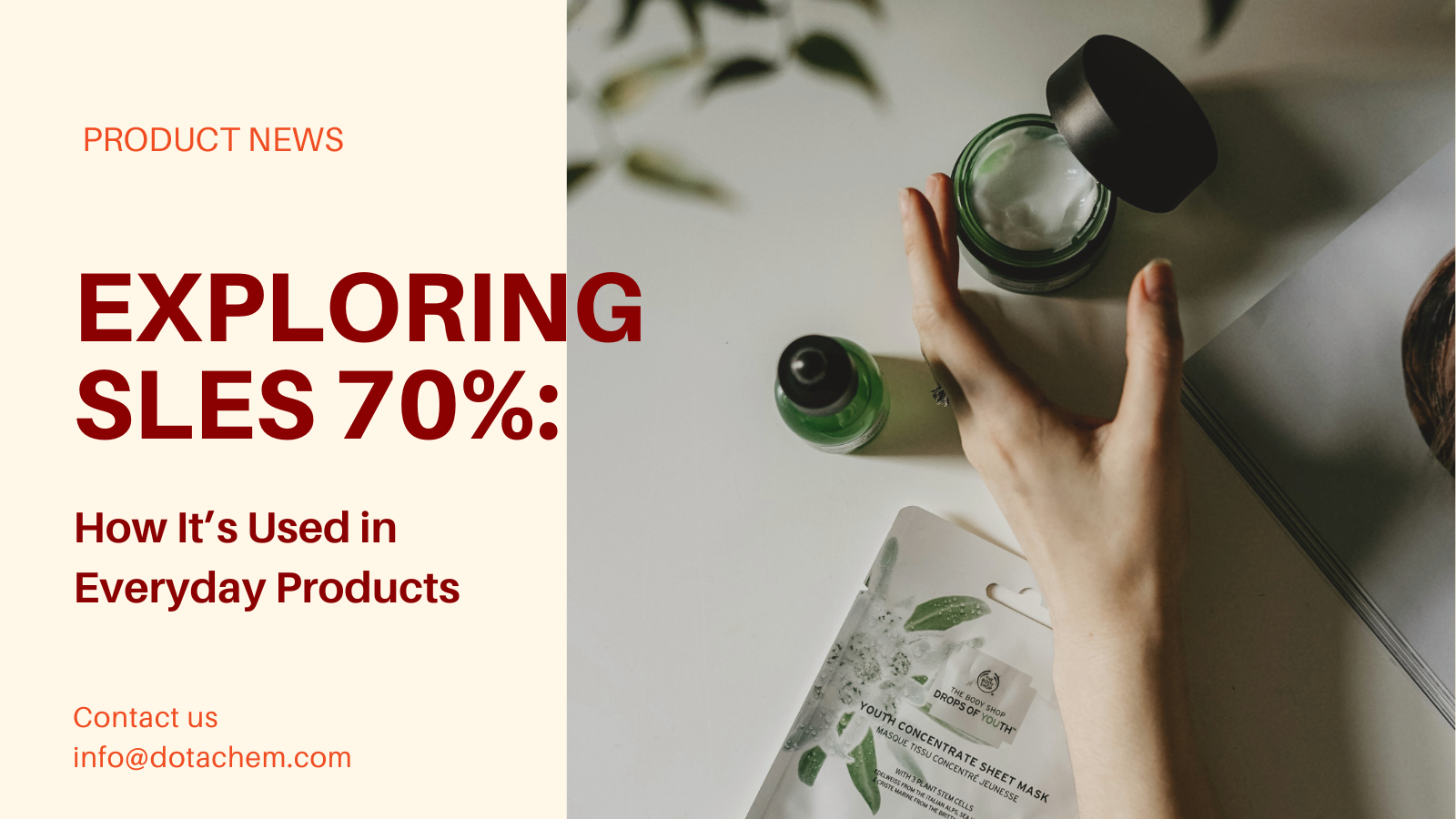 Meneroka SLES 70%: Apa itu dan bagaimana ia digunakan dalam produk seharian