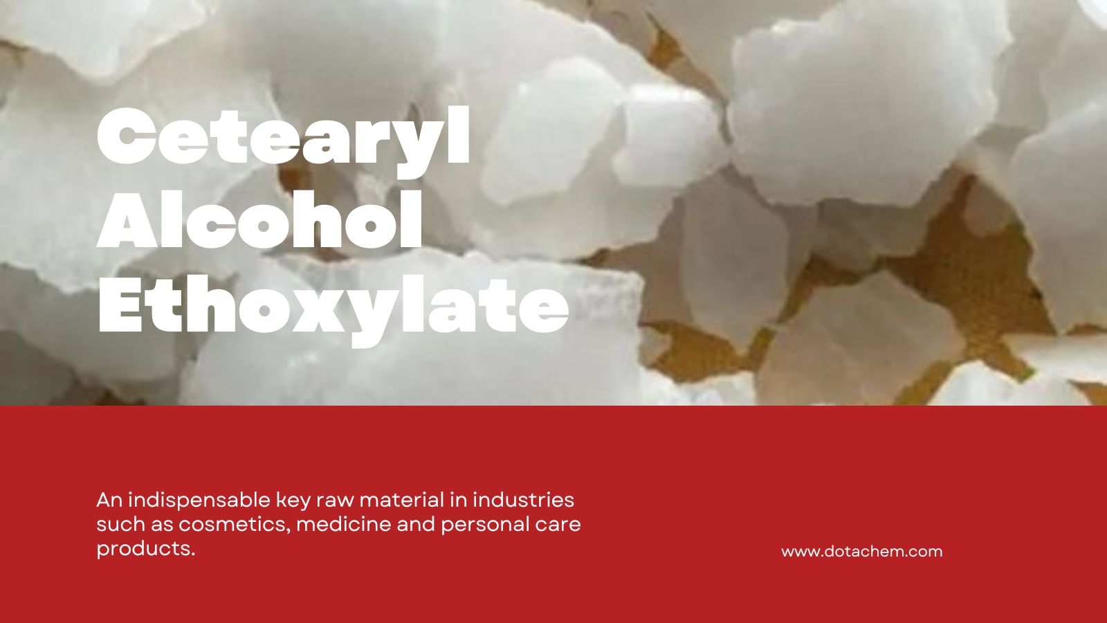 CETearyl Alkohol Ethoxylate - Penyelesaian surfaktan nonionik prestasi tinggi Dotachem!