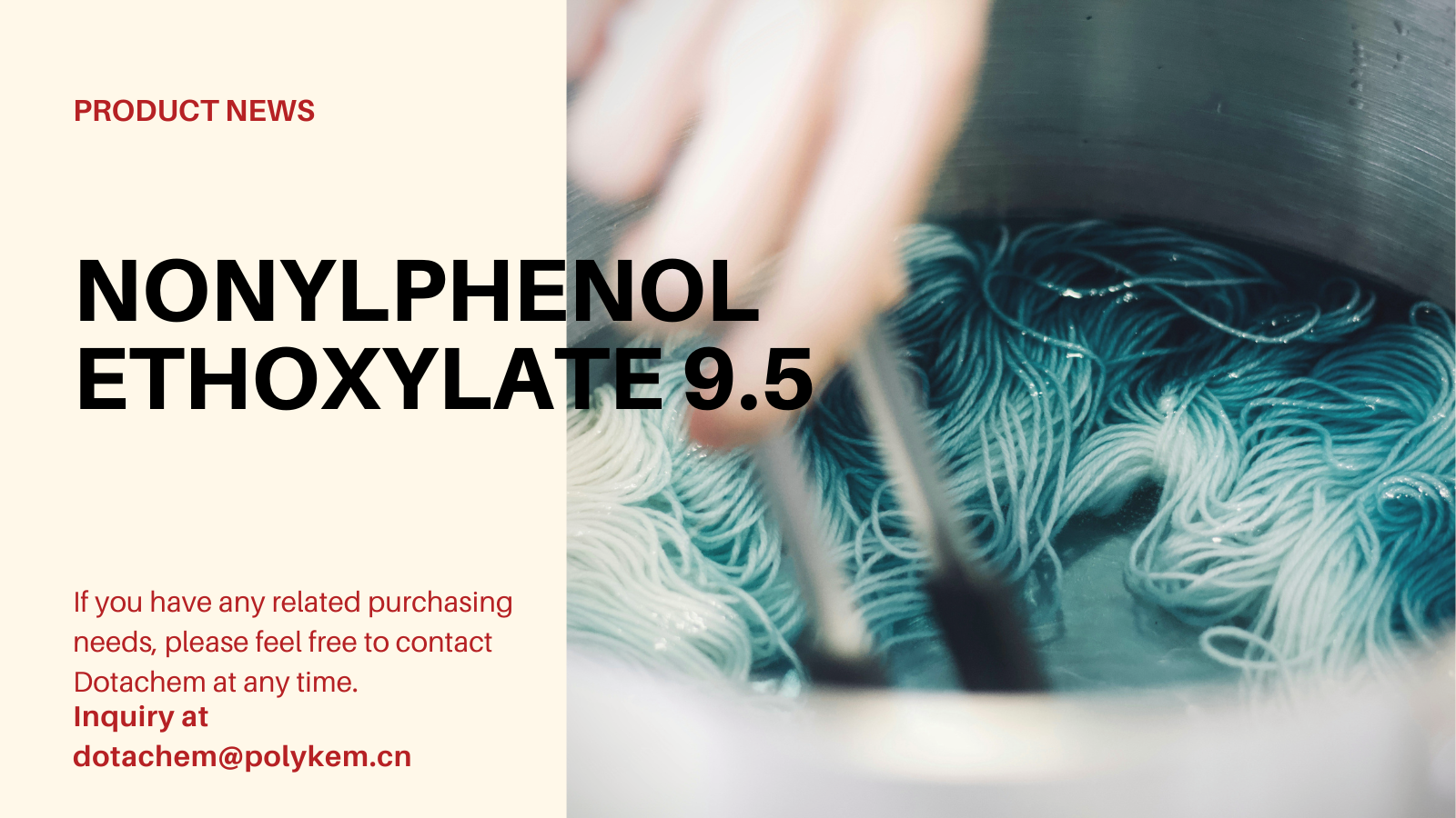 Apakah nonylphenol etoxylate 9.5 mol yang digunakan untuk dan membekalkan kelebihan Dotachem!