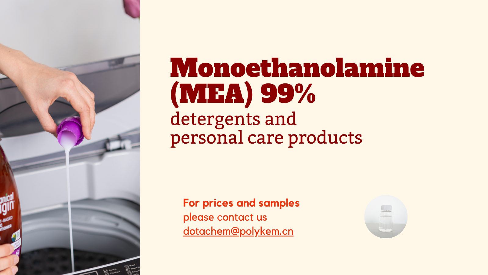 Monoethanolamine (MEA) 99%: Bahan teras dalam detergen dan produk penjagaan diri