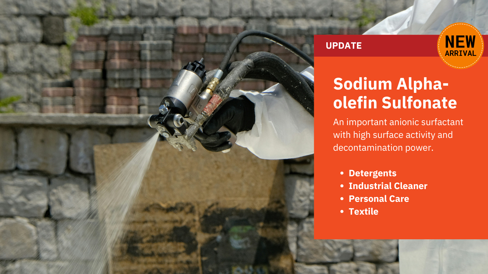 Syarikat Perdagangan Asing Kimia Dotachem telah baru menambah produk sodium alpha-olefin sulfonat yang tersedia!