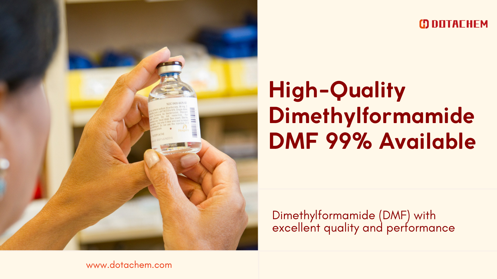Pelarut Perindustrian - Dimethylformamide berkualiti tinggi (DMF) 99% tersedia!