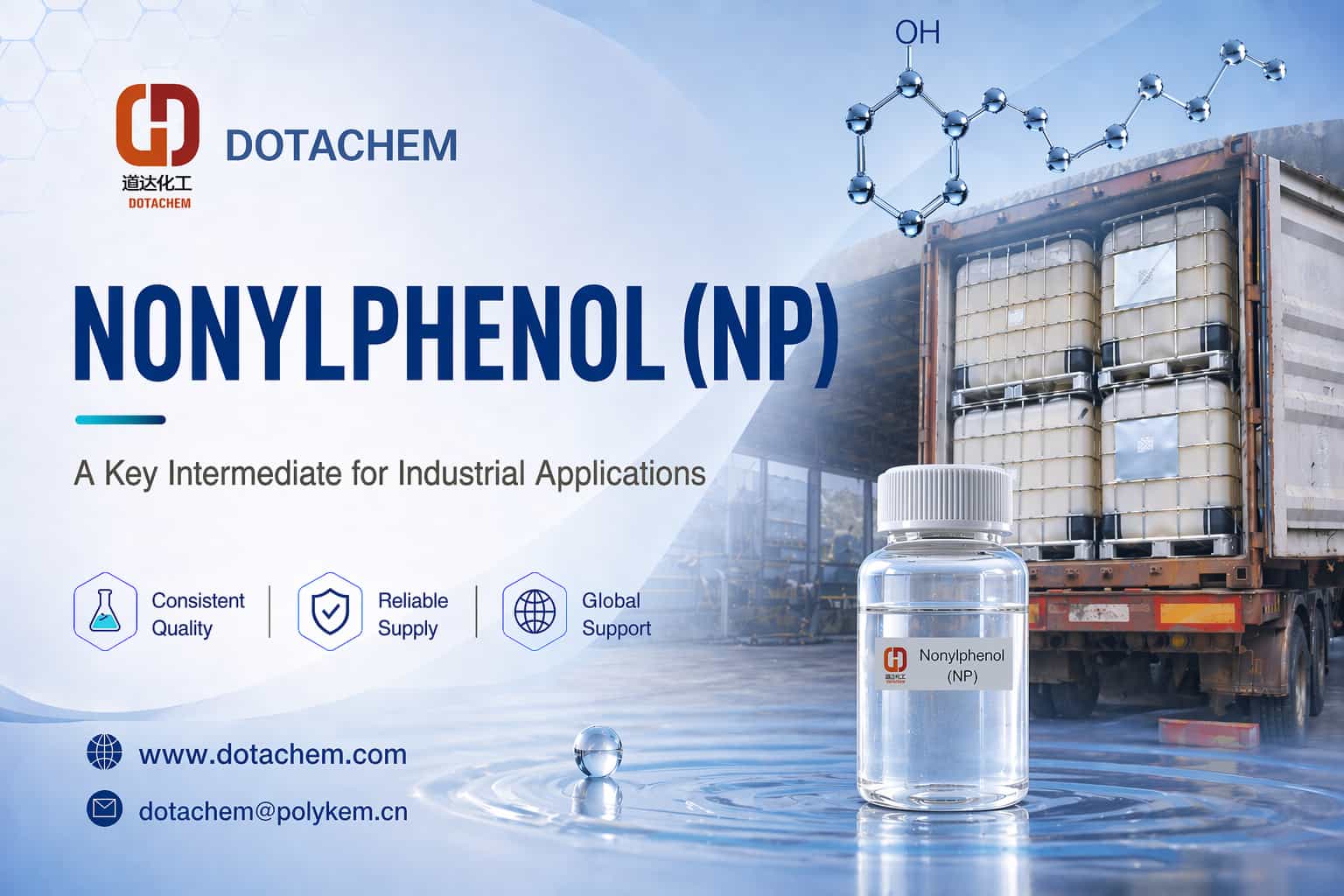 Dotachem Nonylphenol (NP): Perantaraan Utama untuk Aplikasi Perindustrian