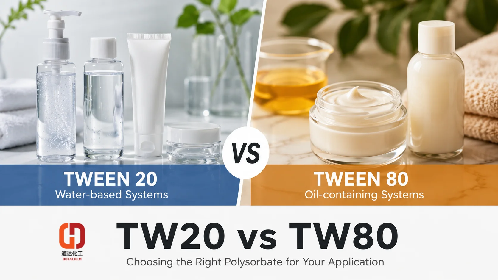 Tween 80 vs Tween 20: Perbezaan Utama dan Cara Memilih untuk Permohonan Anda